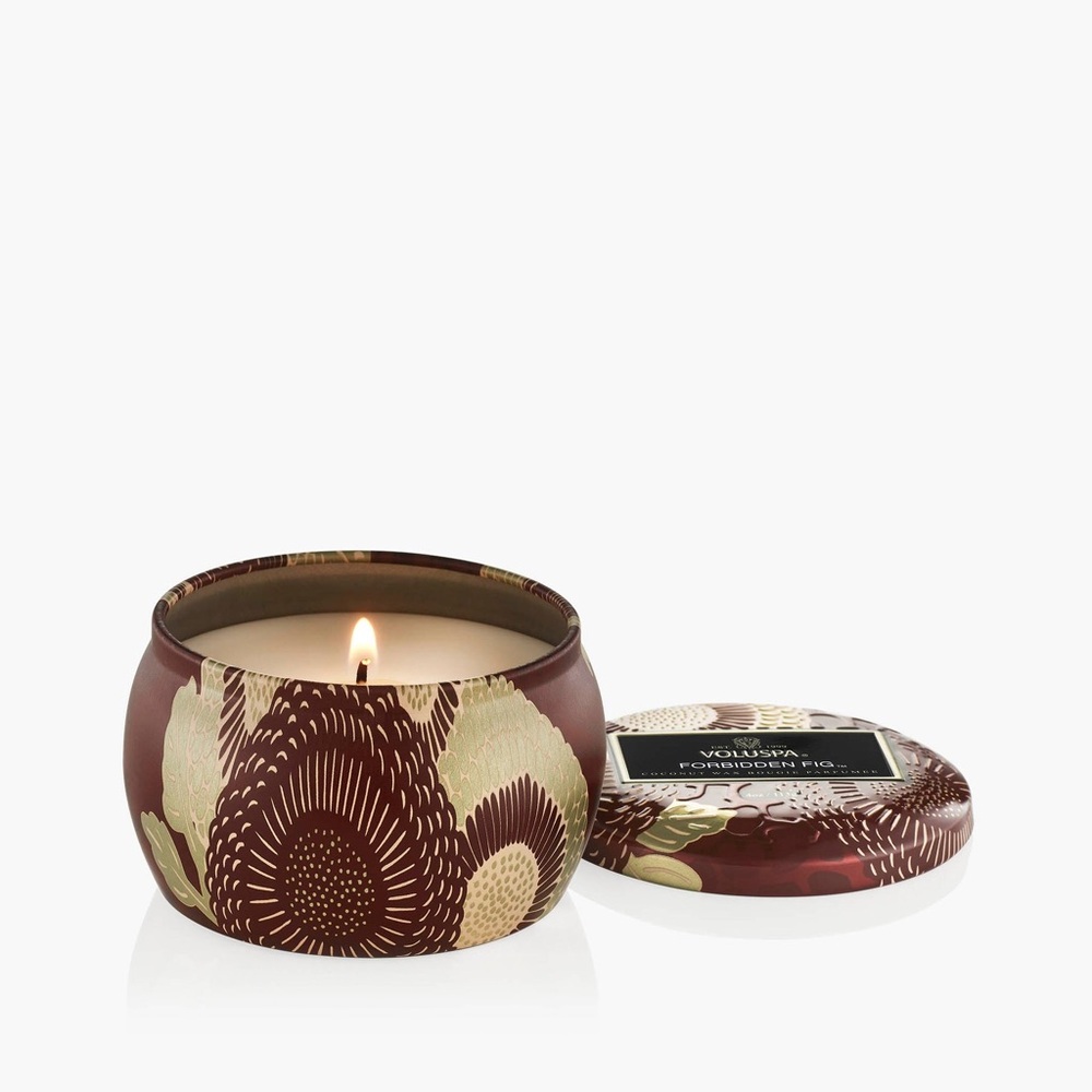 Voluspa Forbidden Fig mini candle - Picture 2 of 3